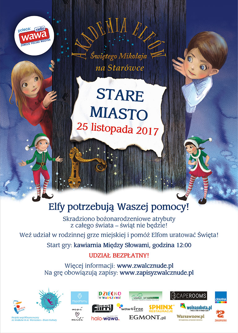mapa mamy akademia elfow warszawa 2017 plakat
